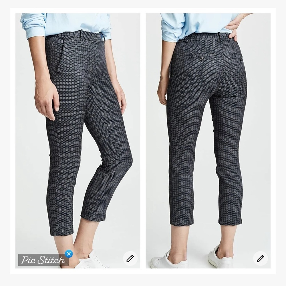 Theory Treeca 2 Shadow Jacquard Pants